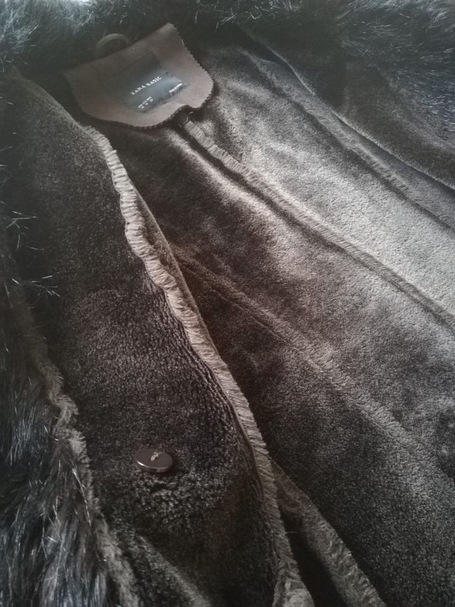 Chaquetón pelo Zara