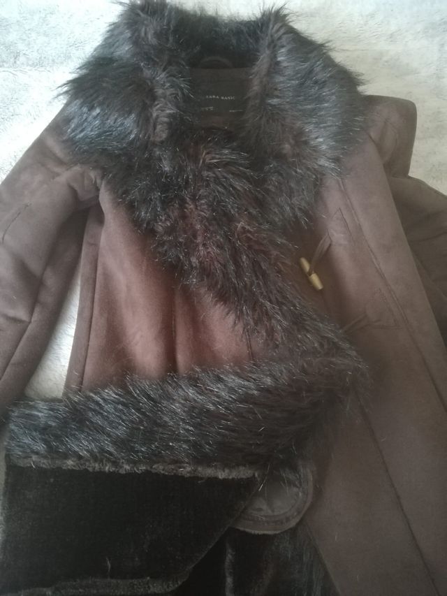 Chaquetón pelo Zara