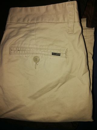 Jeans chinos wide leg premium | Pantalones PULL\u0026BEAR Hombre -  Thecampingcentral