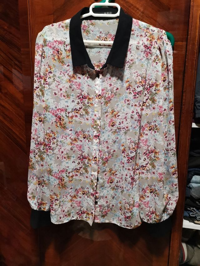 camisa de vestir T L