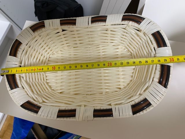 2 cestitas de mimbre