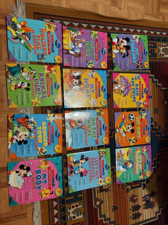 Libroactivo con CD de inglés para niños