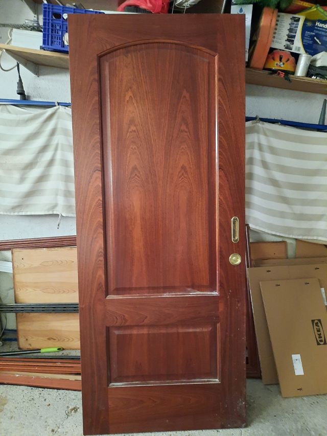 Puerta roble maciza 2mx82,5cm