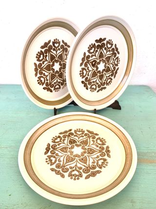 PLATOS RETRO INGLESES KILN CRAFT.