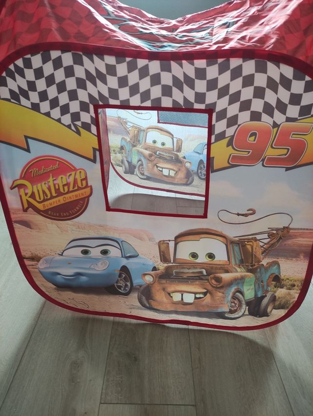 tienda caseta de tela plegable de Cars