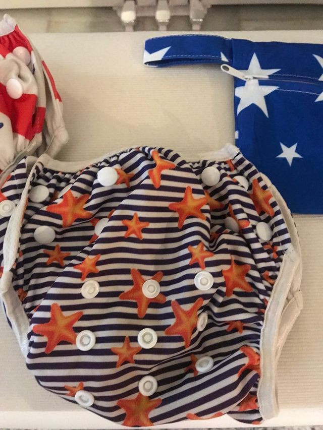 Pack 2 pañales de natacion reutilizable 