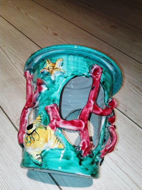 Porta lampada/candela vietri