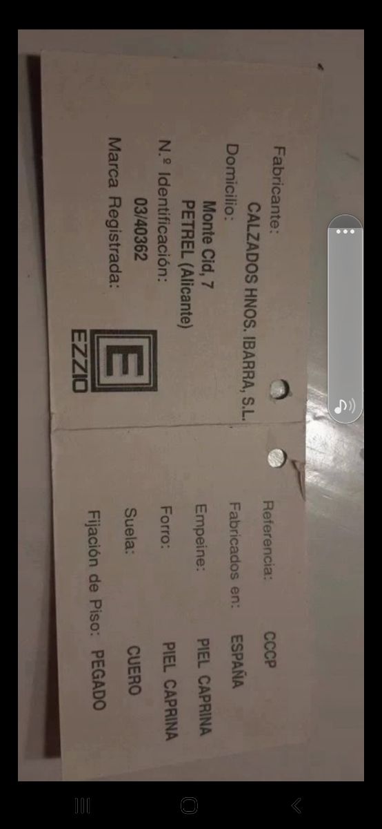 ZAPATOS ANTE VINTAGE EZZIO