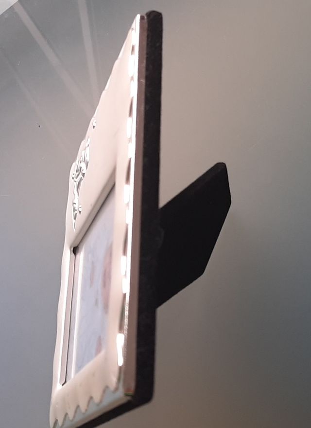 Marco de fotos de plata tamaño 9 X 6