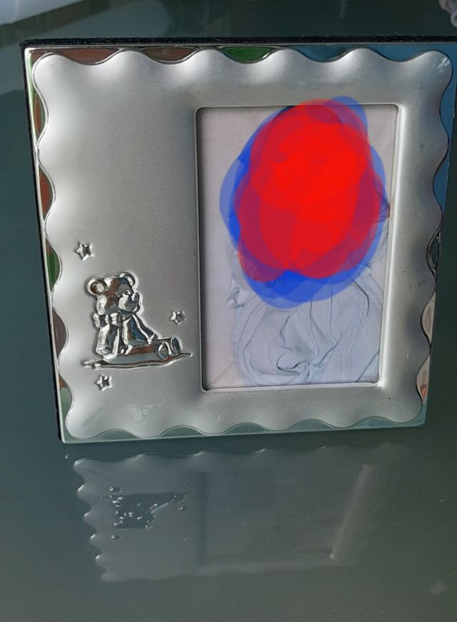 Marco de fotos de plata tamaño 9 X 6