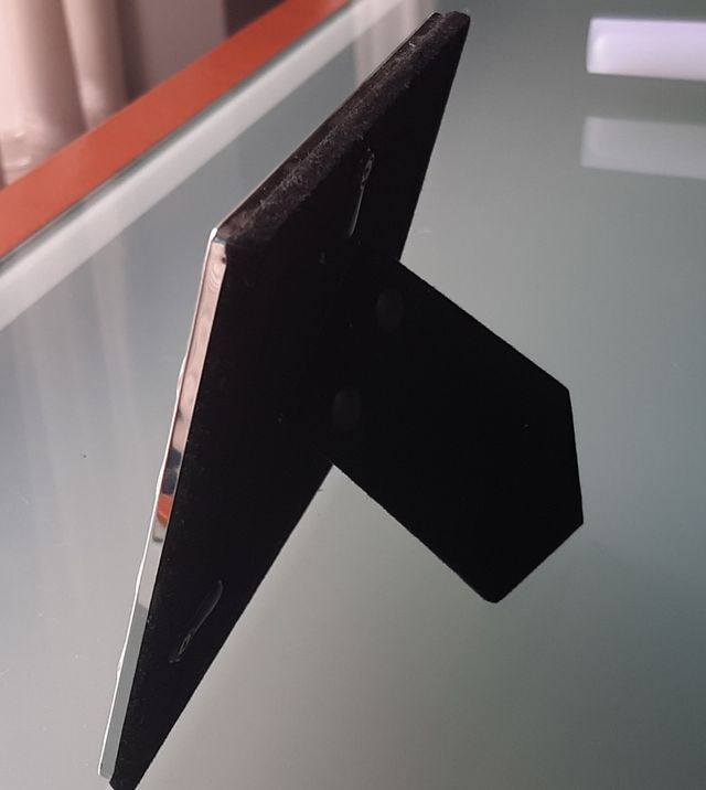 Marco de fotos de plata tamaño 9 X 6