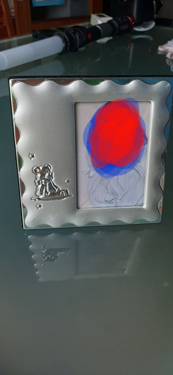 Marco de fotos de plata tamaño 9 X 6