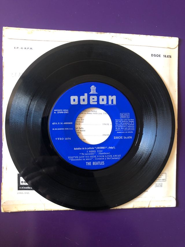 Vinilo Beatles 1965 yesterday