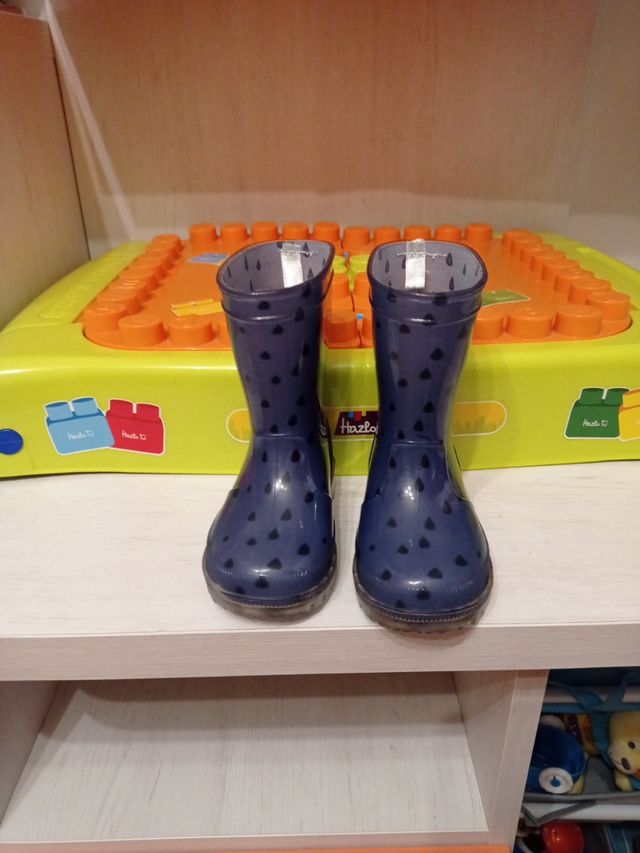 Botas agua niño con Luz