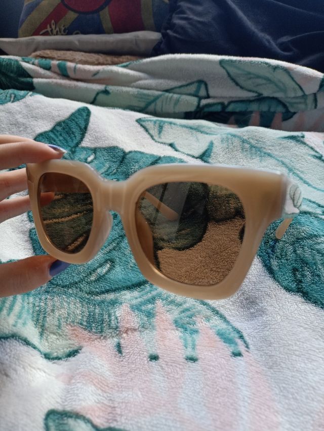 Gafas de sol marrones - Beige