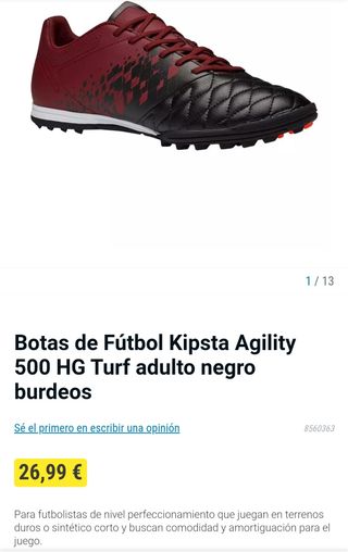 Botas de fútbol 7 para césped artificial de segunda mano por 15 EUR en  Alcobendas en WALLAPOP