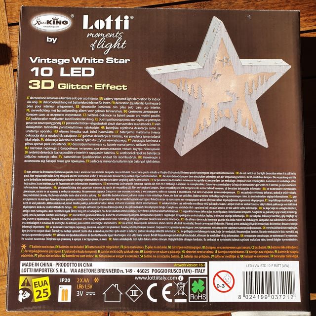 Adorno Estrella LED.