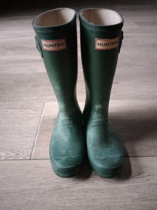 Botas de agua HUNTER de segunda mano por 15 EUR en Santander en WALLAPOP