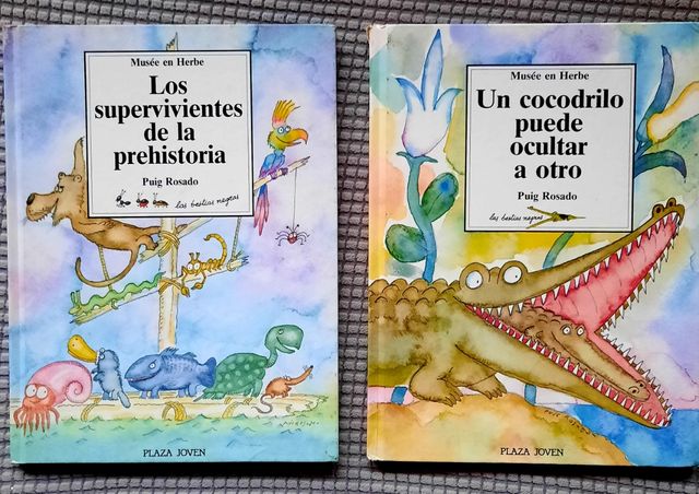 2 libros del Musee en Herbe.