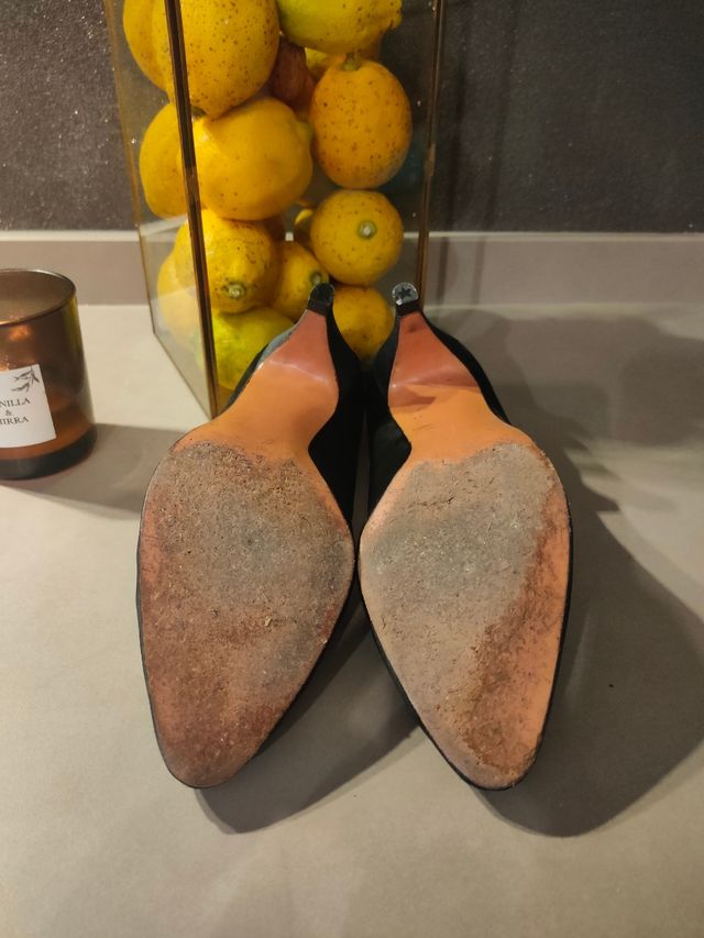 Marlo. Zapatos raso negro n° 37