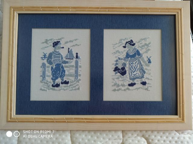 Cuadro punto de cruz.