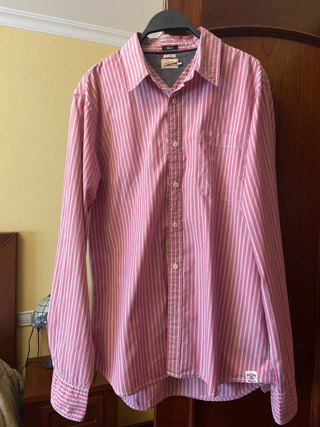 Camisa de Tommy Hilfilger de rayas rosas y blancas