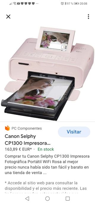 Impresora fotografia de segunda mano por 90 EUR en Madrid en WALLAPOP