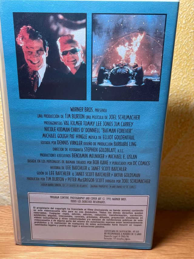 Batman Forever VHS
