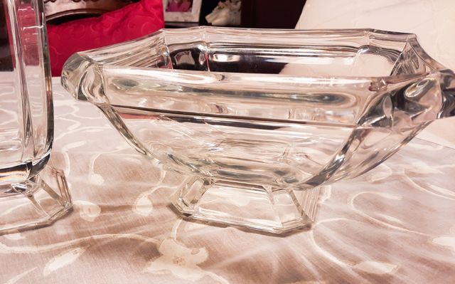 Centro mesa cristal francés JG Durand