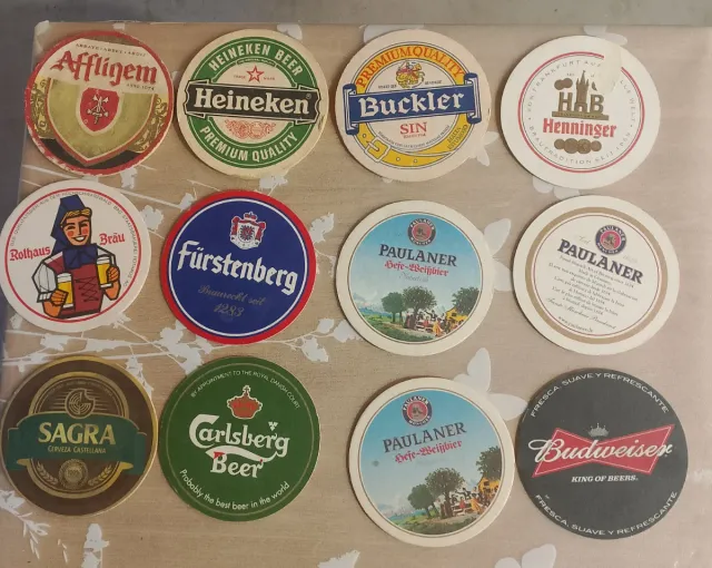 Portabicchieri da collezione marchi di birra