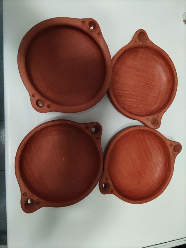 4 cuencos de barro de marruecos