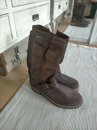 BOTA MARRON SERRAJE ALTA