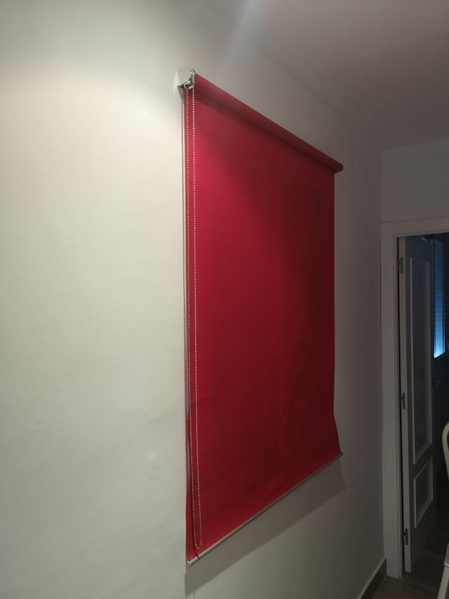 Estores Liso Rojo