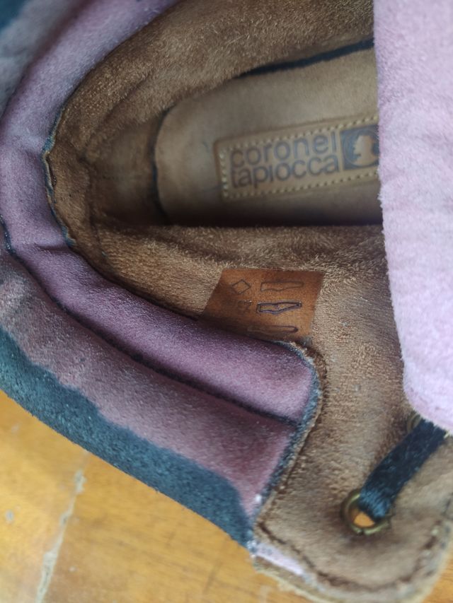 Botas niños piel, Coronel Tapioca.N° 36