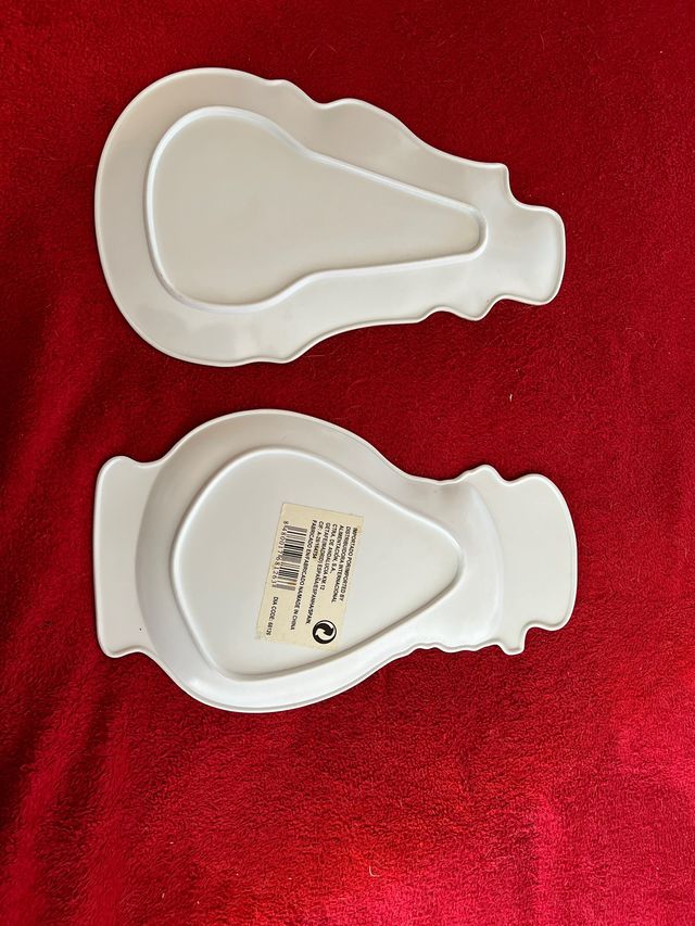 Set 2 bandejas plástico Navidad