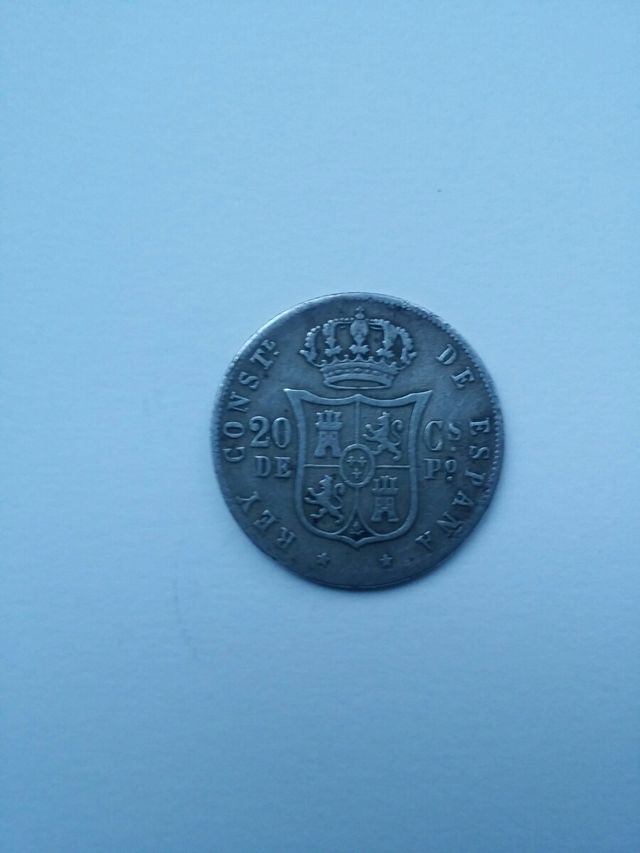 Moneda plata Alfonso XII