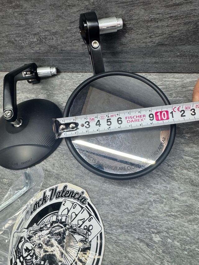 Juego de espejos retrovisores para moto café racer