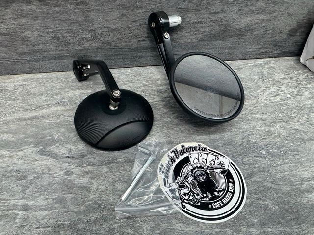 Juego de espejos retrovisores para moto café racer