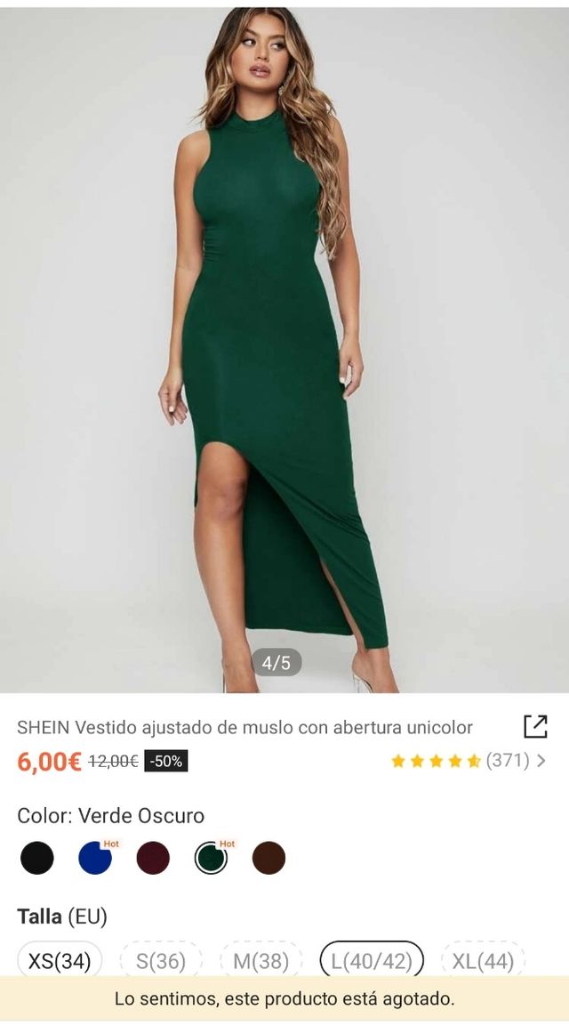 Vestido Shein talla L