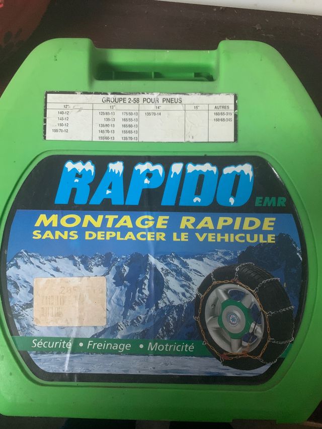 Cadenas para la nieve