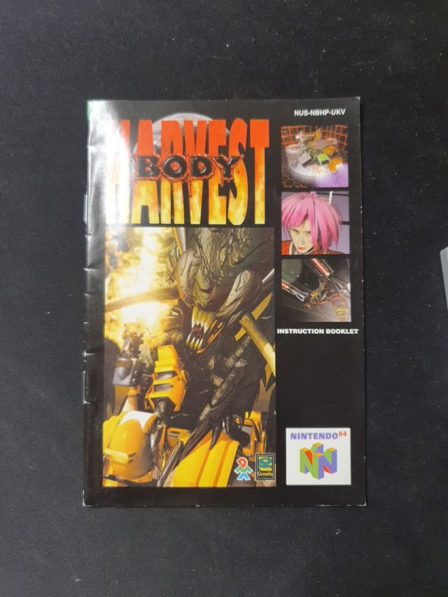 Body Harvest N64 Con Manual