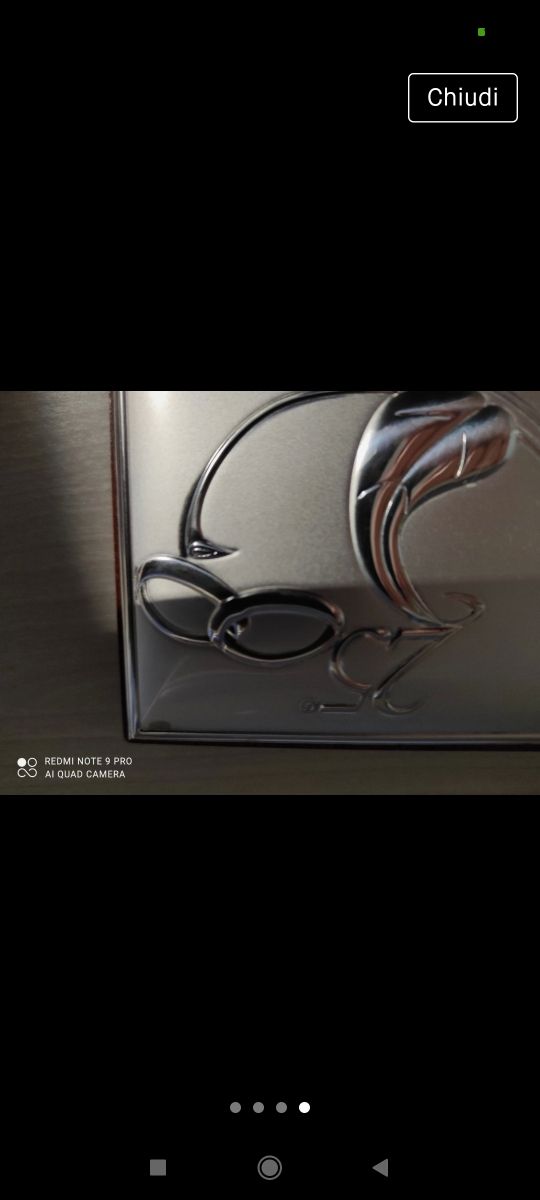 quadretto 25 di matrimonio.