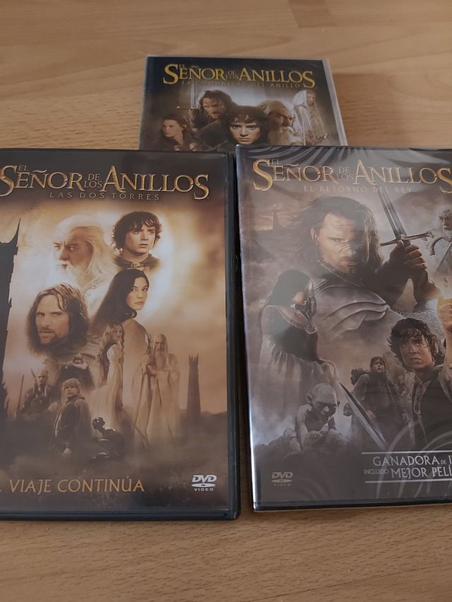 Trilogia películas El señor de los anillos en Dvd.