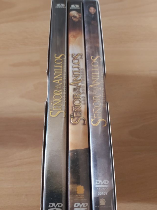 Trilogia películas El señor de los anillos en Dvd.