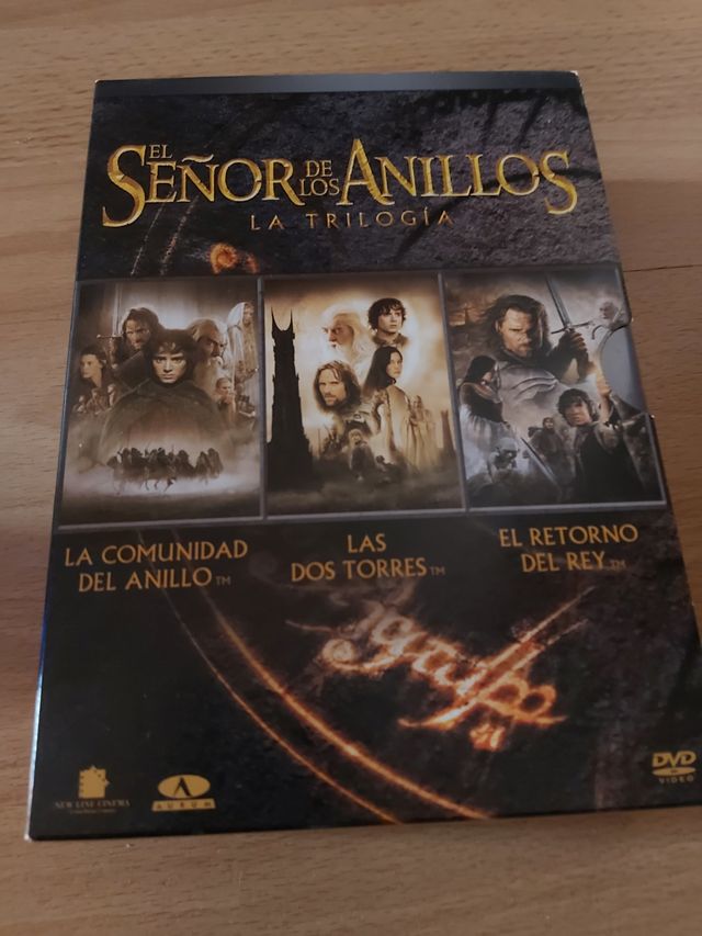 Trilogia películas El señor de los anillos en Dvd.