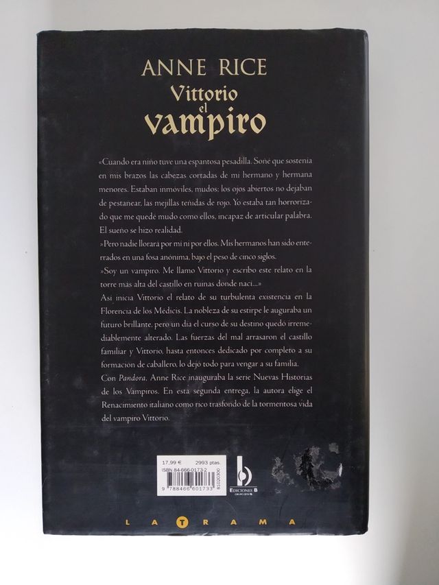 Vittorio el vampiro, Anne Rice