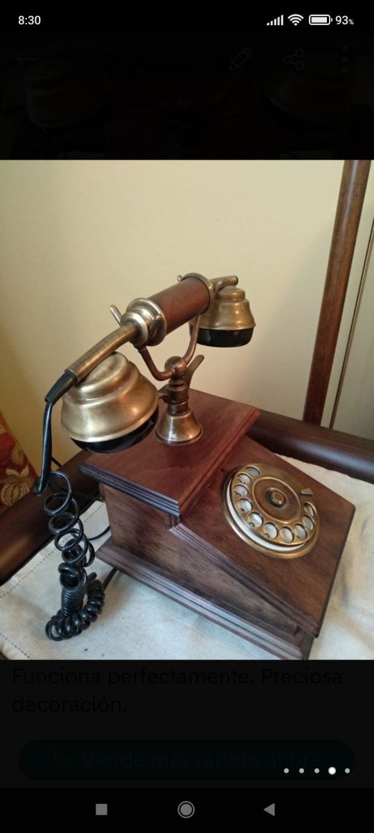 telefono imitando a antiguo