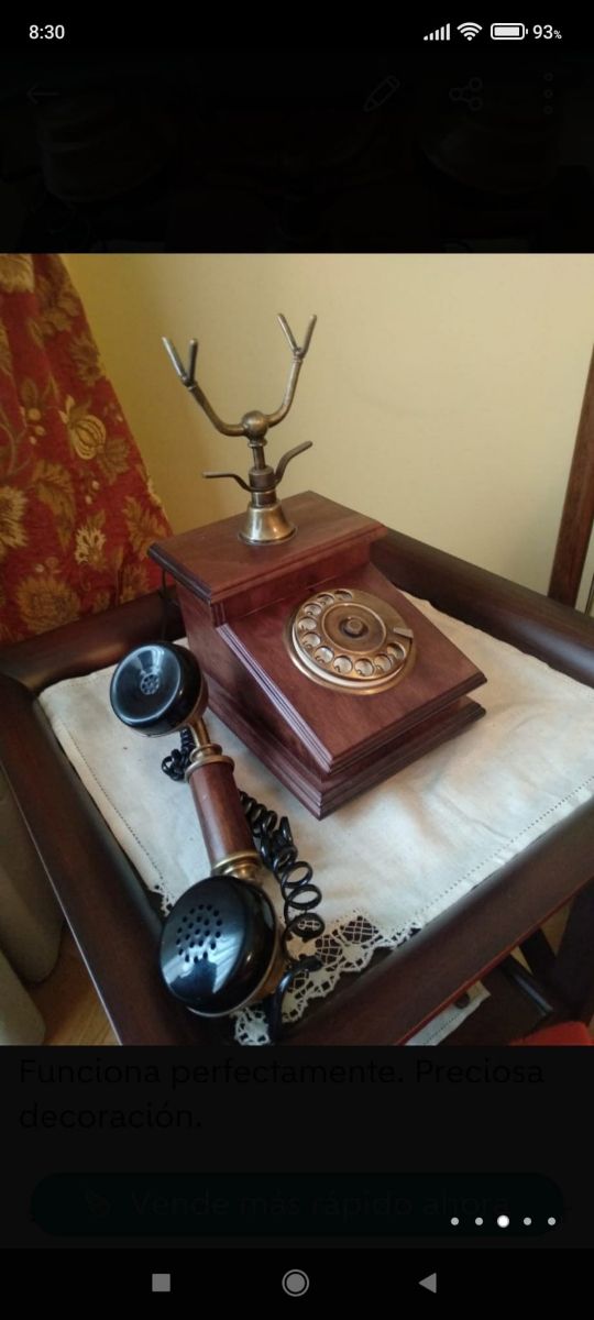 telefono imitando a antiguo