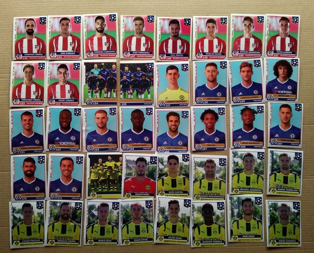 cromos Champions 16-17 y 17-18 versión Sudamérica