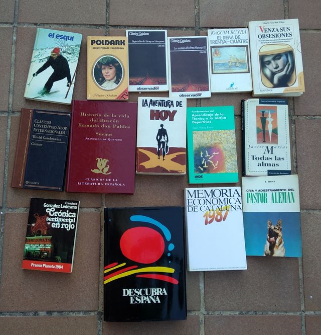 libros variada temàtica